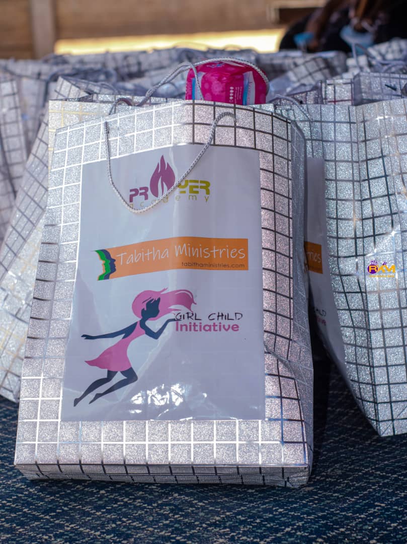 In collaboration with Girl Child, Hygiene product hampers